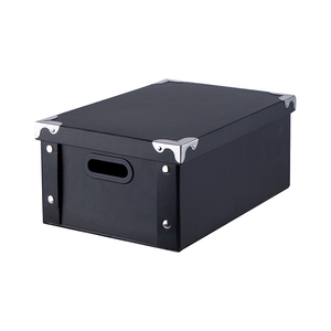 Caixa Organizadora Bella Tavola 36cm x 25cm x 15cm, Preto - LS8124L