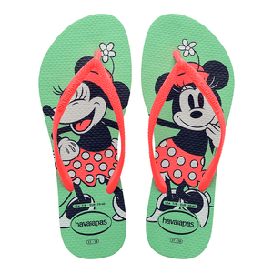 Chinelo Havaianas Slim Disney Verde Jardim 35/36