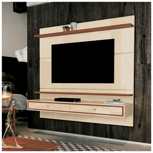 Painel para TV EDN Treviso até 58" Off White / Naturale - 752158