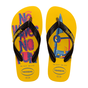 Chinelo Havaianas Minions Amarelo / Preto 35/36