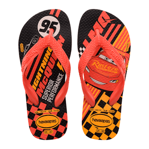 Chinelo Havaianas Kids Cars Laranja Citrus 27/28