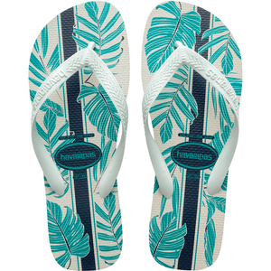 Chinelo Havaianas Aloha Branco / Azul Índigo 43/44