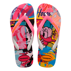 Chinelo Havaianas Disney Stylish Rosa Macaron 33/34