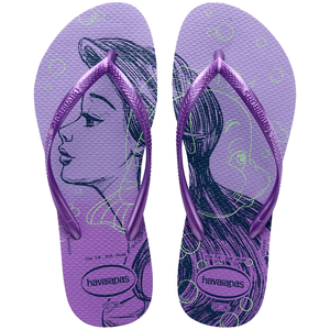 Chinelo Havaianas Slim Princesas Roxo Paisley 35/36