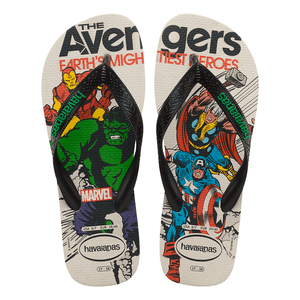 Chinelo Havaianas Top Marvel Classics Bege Palha 23/24