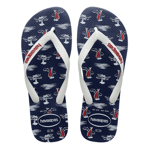 Chinelo Havaianas Top Nautical Marinho / Branco 39/40