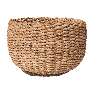 Cesto Organizador Redondo Yoi Seagrass Alto 30cm x 20cm - 8108510038