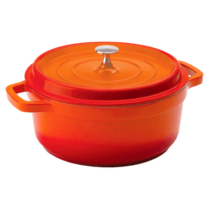 Caçarola Hercules 28cm, 6,8 Litros, Alumínio Fundido, com Revestimento de Cerâmica, Laranja - PA9000-28LJ