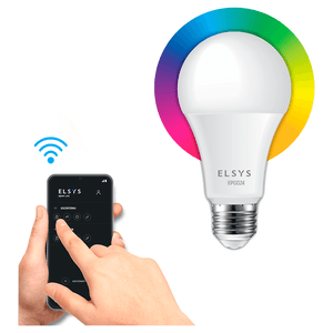 Lâmpada LED Inteligente Wi-Fi Elsys 9W Colorida - EPGG24 Bivolt