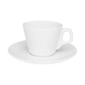 Xícara para Cappuccino com Pires Oxford 200ml, Porcelana - 5039