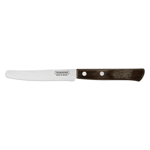 Faca Multiuso Tramontina 5", em Aço Inox e Cabo Polywood Castanho - 29810/198