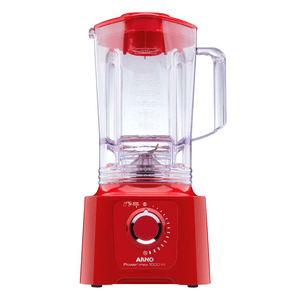 Liquidificador Arno Power Max 1000, 1000W, 3,1L, 15 Velocidades, Vermelho - LN59 220V