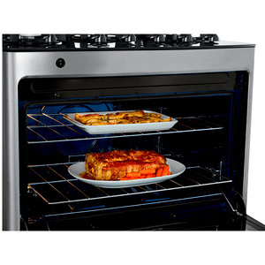 Fogão a Gás Consul 5 Bocas, de Piso, Acendimento Automático, Mesa de Vidro com Forno Limpa + Fácil, Inox - CFS5VAR