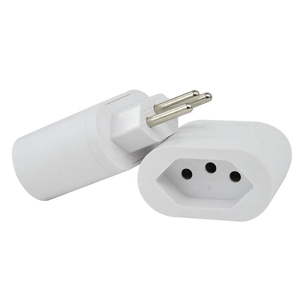 Dispositivo de Proteção Contra Surtos Clamper Plugue 3 Pinos 10A Branco - 10200