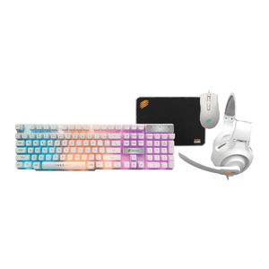 Combo Gamer OEX Thunder, com 4 Peças, Branco - TM306