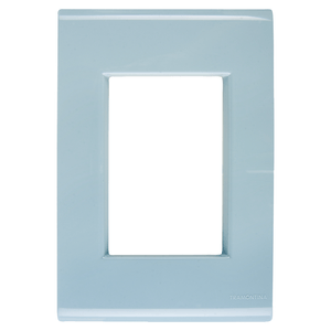 Placa 3 Postos Tramontina Liz 4x2 Azul Jeans - 57106/046