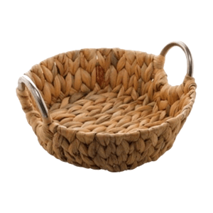 Cesta Redonda Lyor Fibra Natural 27cm x 27cm x 8cm - 1641