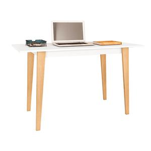 Mesa para Escritório Movelbento Branco - RT3086