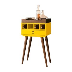 Mesa Bar Martini Edn Amarelo*23238