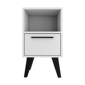 Mesa De Apoio Brv Bpp05-205*Branco/Pé Preto