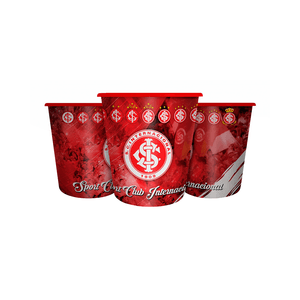 Balde para Pipoca Brasfoot Inter 2,5L - 2404