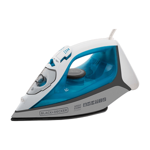 Ferro de Passar a Vapor Black + Decker, 2000W, Azul com Branco - FX3060 220V