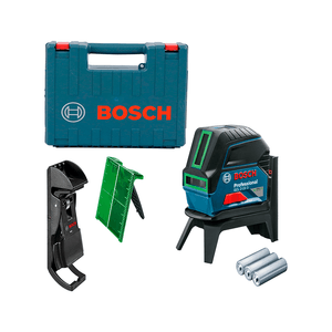 Nível a Laser Bosch 15 Metros, 2 Linhas com Suporte e Maleta - 0601066J00-000