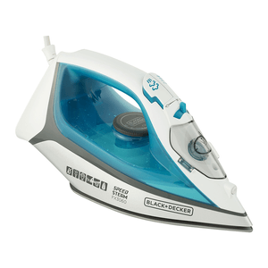 Ferro de Passar a Vapor Black + Decker, 2000W, Azul com Branco - FX3060 220V