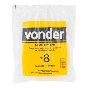 Boina de Lã para Polimento Vonder 8" - 6099000008
