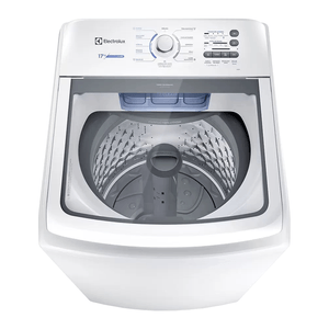 Lavadora de Roupas Electrolux 17Kg, Automática, 11 Programas de Lavagem, Branca - LED17 220V