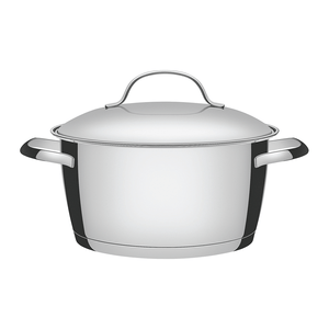 Caçarola Tramontina Allegra 18cm, 2,2 Litros, em Aço Inox, com Fundo Triplo - 62654/181