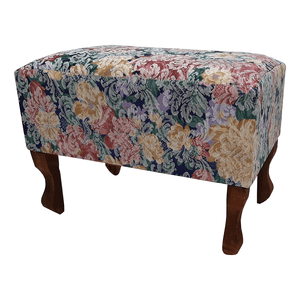 Puff Bella Retro Floral Rosa