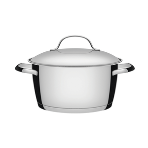 Caçarola Tramontina Allegra 20cm, 3,1 Litros, em Aço Inox, com Fundo Triplo - 62654/201