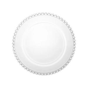 Prato Lanche 20cm Lyor Coração, Cristal - 1504