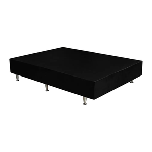 Base Box Casal Berflex Natal New 138x188x25cm Preto