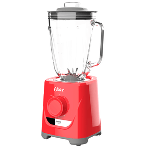 Liquidificador Oster Power, 1000W, 1,7L, 5 Velocidades + Pulsar, Vermelho - OLIQ501 220V