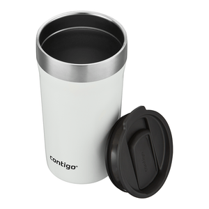 Caneca Térmica Contigo 473ml, em Aço Inox, com Tampa, Branca - 58750