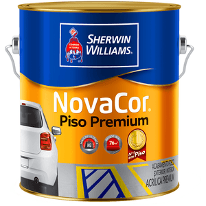 Tinta Acrílica Premium Sherwin-Williams Novacor Piso Vermelho 3,6L - 38089301