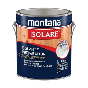 Fundo Preparador Montana Isolare Incolor 3,6L - 33C040050