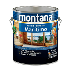 Verniz Premium Marítimo Fosco 3,6L – Montana