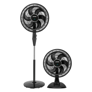 Ventilador de Coluna Arno Ultra Silence Force Desmontável Versátil 2 em 1, 40cm, 3 Velocidades, Preto - VDM2 220V