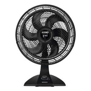 Ventilador Arno Turbo Force, 40cm, 3 Velocidades, 6 Pás, Preto - VF42 220V