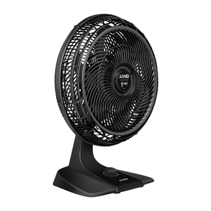 Ventilador Arno Turbo Force, 40cm, 3 Velocidades, 6 Pás, Preto - VF42 220V