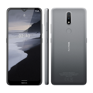 Smartphone Nokia 2.4 64GB Cinza Carvão com Tela de 6,5" e Câmera Dupla de 13MP