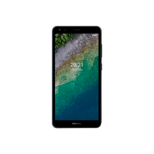 Smartphone Nokia C01 Plus 32GB Azul com Tela de 5,45" e Câmera de 5MP
