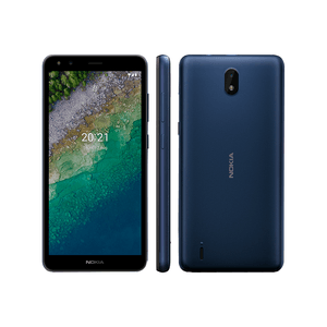 Smartphone Nokia C01 Plus 32GB Azul com Tela de 5,45" e Câmera de 5MP