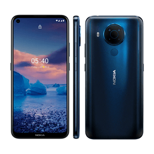 Smartphone Nokia 5.4 128GB Azul Boreal com Tela de 6,39" e Câmera Quádrupla de 48MP