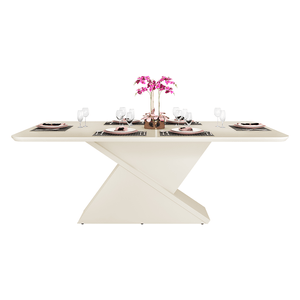 Mesa Dj Zafira 200x100cm Off White - 20350.174