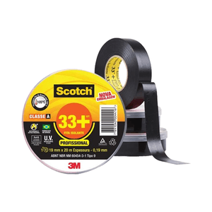 Fita Isolante 3M Scotch 33+ 19mm X 5m Preta - HB004162127