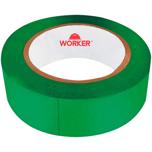 Fita Isolante Worker 19mm x 10m Verde - 344435